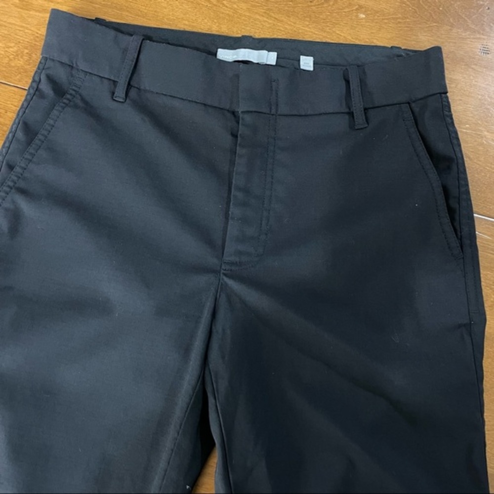 Vince Womens Black Wool Blend Tapered Trouser Dress Work Business Casual Pants 8